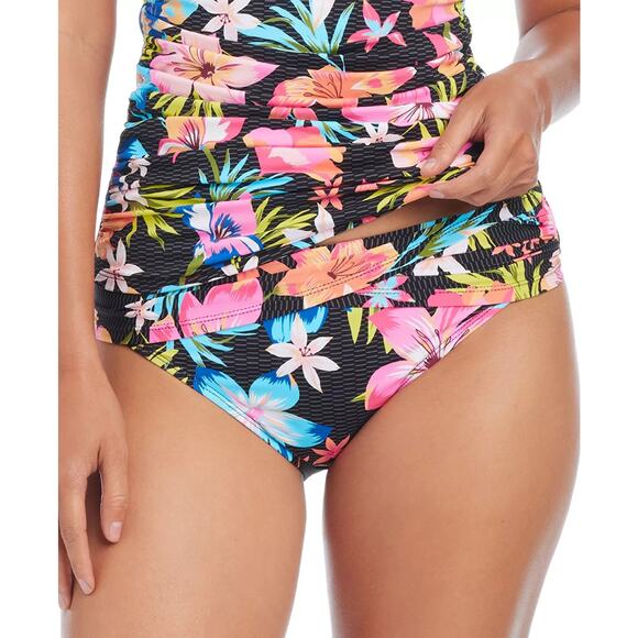 Bleu by Rod Beattie Women's Hipster Bikini Bottoms Multi Size 10 0996 - Picture 2 of 2